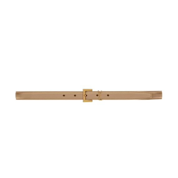 Saint Laurent Saint Laurent Monogram Narrow Belt