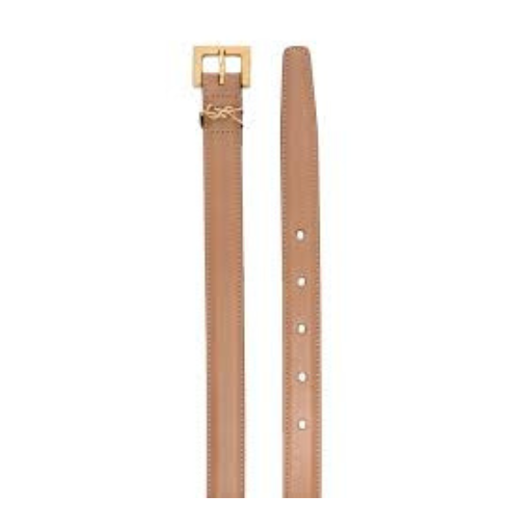 Saint Laurent Saint Laurent Monogram Narrow Belt