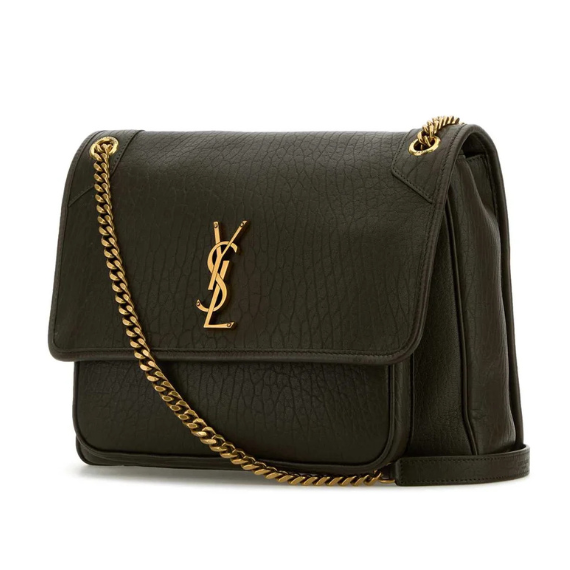 Saint Laurent Niki Logo Plaque Shoulder Bag