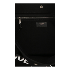 Saint Laurent Rive Gauche Logo Printed Tote Bag