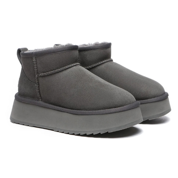 UGG CLASSIC ULTRA MINI PLATFORM BOOT GOAT