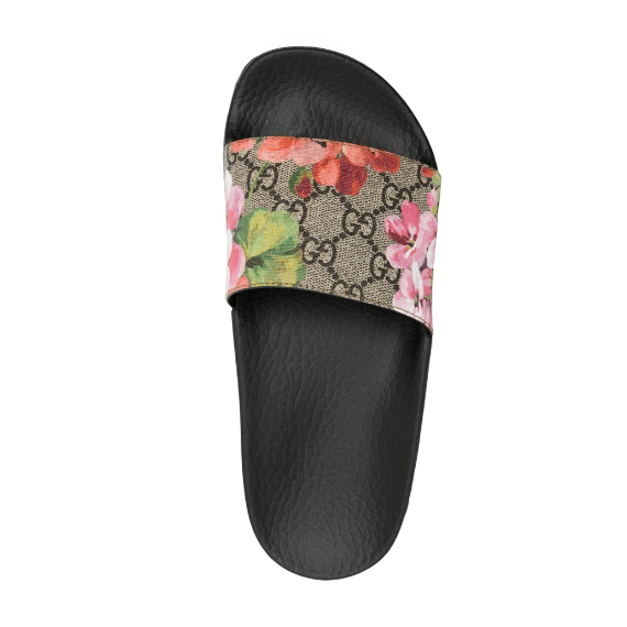 Gucci GG Blooms Supreme-canvas slides