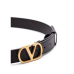Valentino Valentino VLogo Signature Buckled Belt
