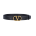 Valentino Valentino VLogo Signature Buckled Belt