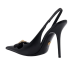 Versace Versace Gianni Pointed-Toe Slingback Pumps