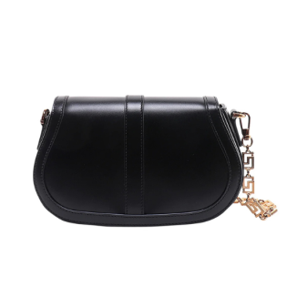 Versace Greca Fold-Over Crossbody Bag