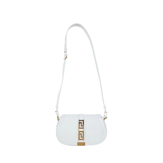 Versace Greca Fold-Over Crossbody Bag