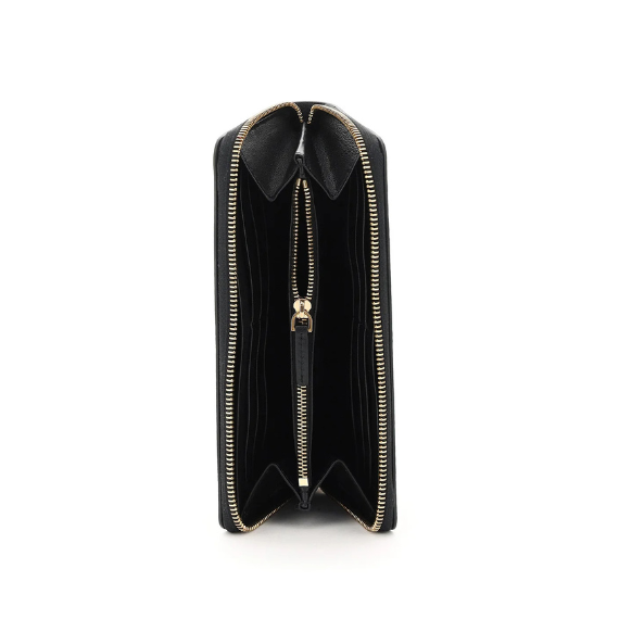 Versace Versace Logo Detailed Zipped Wallet